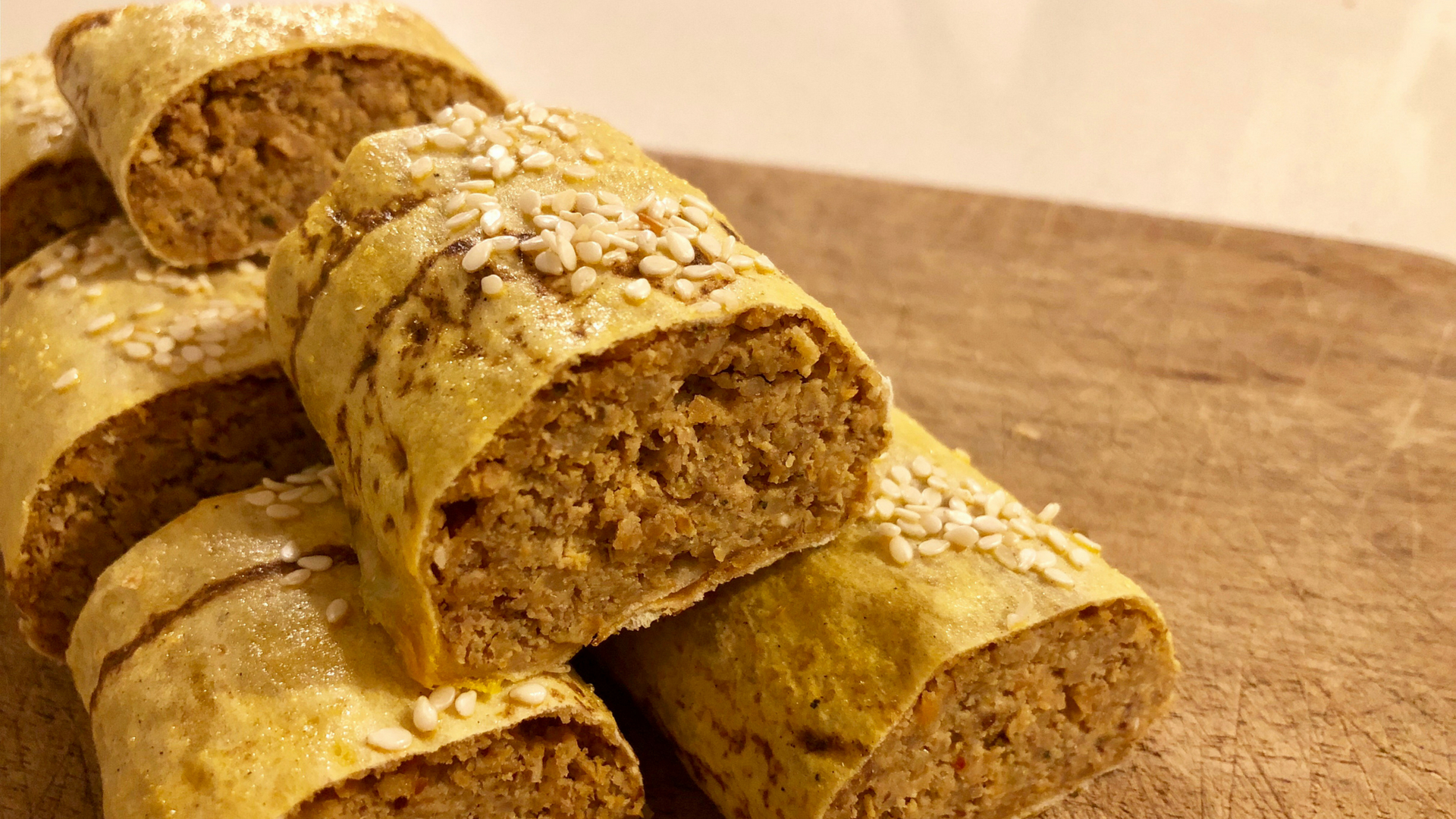 VEGETARIAN SAUSAGE ROLLS