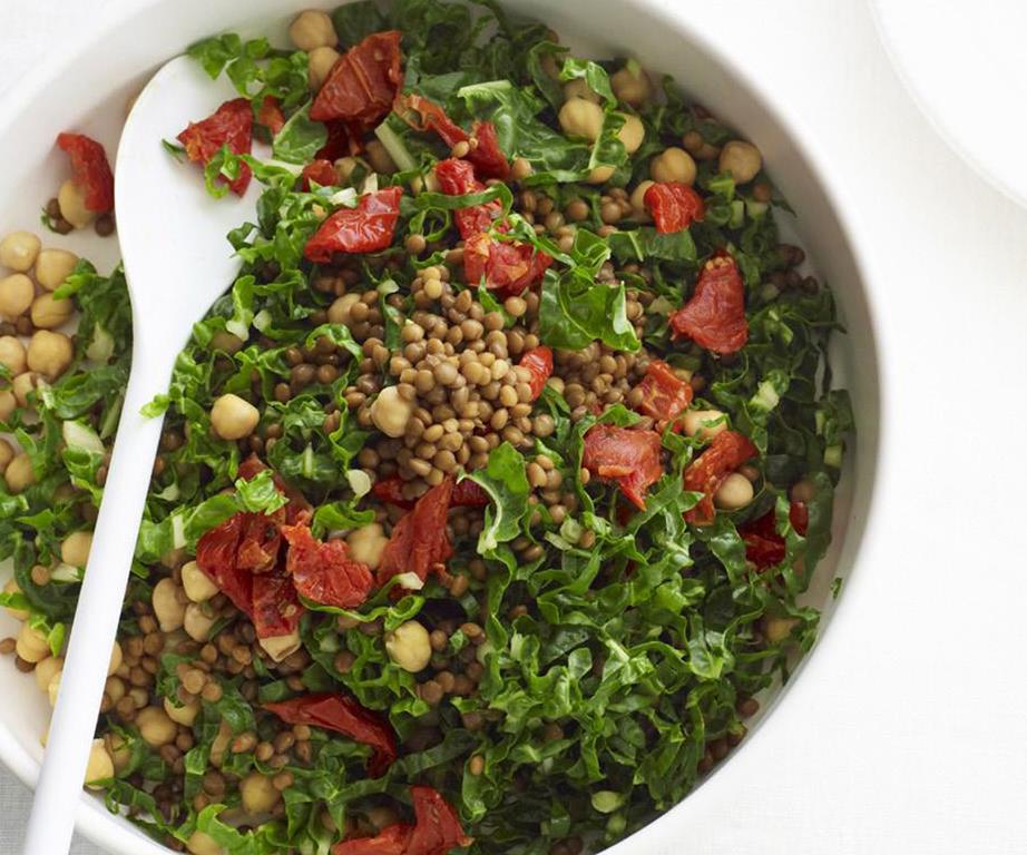 CHICKPEA AND LENTIL SALAD